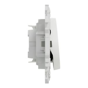 lot de 108 interrupteurs Schneider Odace blanc - vue de côté