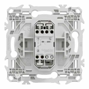 lot de 108 interrupteurs Schneider Odace blanc - vue de dos