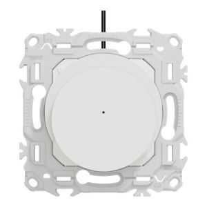 interrupteur à carte Schneider Odace blanc - vue de face