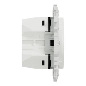 Chargeur USB type-C 65W Schneider Odace blanc craie - vue de côté