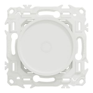 variateur rotatif Schneider Wiser Odace blanc - vue de face
