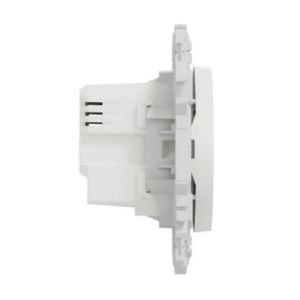 interrupteur poussoir Schneider Wiser Odace - vue de côté