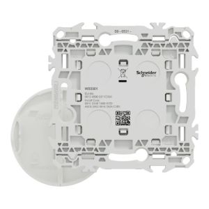 Interrupteur centralisé Schneider Wiser Odace blanc + 2 enjoliveurs - vue de dos