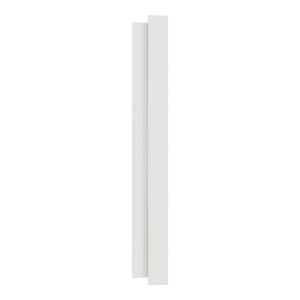 lot de 168 plaques de finition Schneider Odace blanc craie - vue de côté