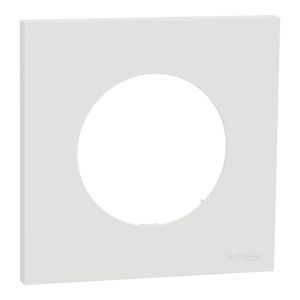 lot de 168 plaques de finition Schneider Odace blanc craie