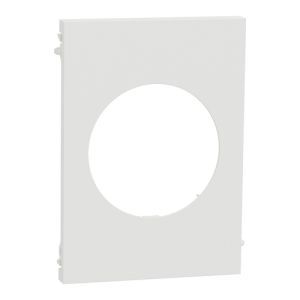 plaque de finition centrale Schneider Odace Architecte blanc craie