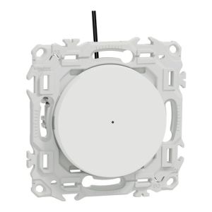 interrupteur va-et-vient lumineux Schneider Odace blanc