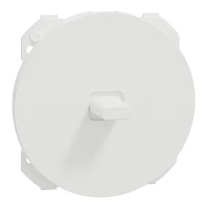 enjoliveur va et vient à levier Schneider Odace blanc mat