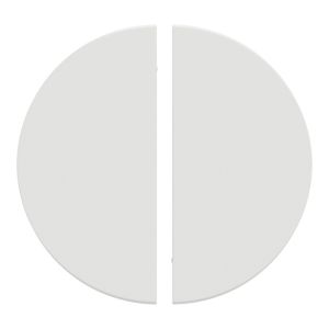 Enjoliveur pour double va et vient Schneider Odace blanc - vue de face