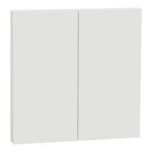 enjoliveur/plaque Schneider Odace Intégral blanc