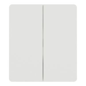 enjoliveur/plaque Schneider Odace Intégral blanc - vue de face