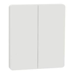 enjoliveur/plaque Schneider Odace Intégral blanc