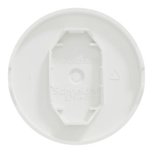 enjoliveur Schneider Odace blanc pour VMC - vue de dos