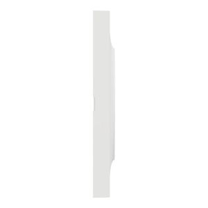 lot de 84 plaques de finition Schneider Odace® en blanc mat - vue de côté
