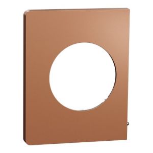 plaque de finition latérale Schneider Odace Architecte effet Cuivre