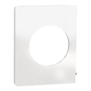 plaque de finition latérale Schneider Odace Architecte Blanc émaillé