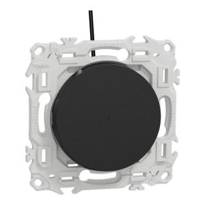 interrupteur va-et-vient lumineux Schneider Odace noir