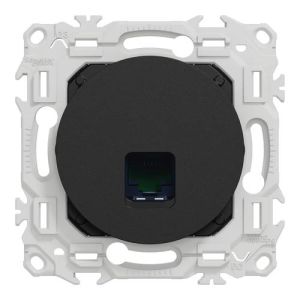 prise RJ45 Schneider Odace noir