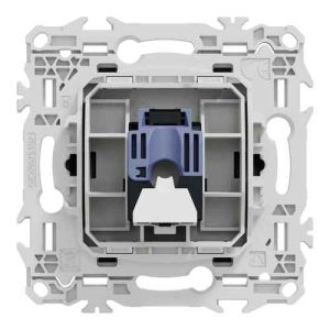 prise RJ45 Schneider Odace noir - vue de dos