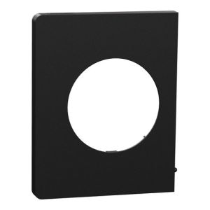 plaque de finition latérale Schneider Odace Architecte noir onyx