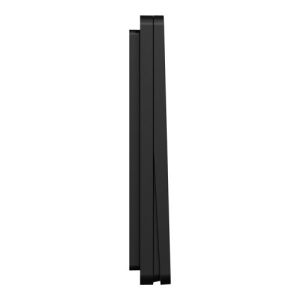 enjoliveur/plaque Schneider Odace Intégral Architecte noir mat - vue de côté