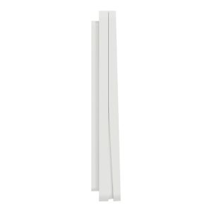 enjoliveur/plaque blanc pour interrupteur double Schneider Odace - vue de côté