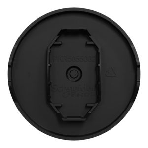 Enjoliveur interrupteur VMC Schneider Odace noir - vue de dos