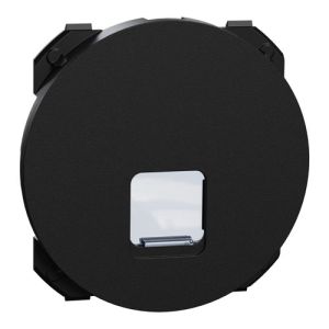 enjoliveur prise RJ45 noir mat Schneider Odace