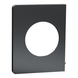 plaque de finition latérale Schneider Odace Architecte effet Perle Noire