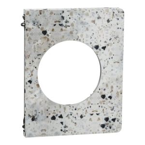 plaque de finition latérale Schneider Odace Architecte effet Terrazzo