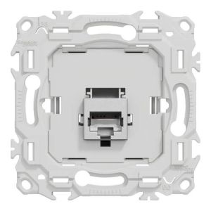 prise RJ45 sans enjoliveur Schneider Odace - vue de face