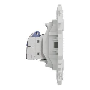 prise RJ45 sans enjoliveur Schneider Odace - vue de côté