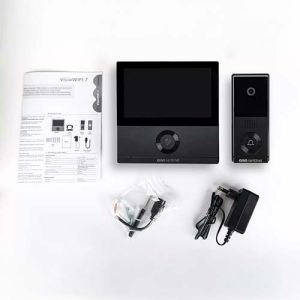 Interphone vidéo SCS Sentinel VisioWifi 7 - notice + câble + moniteur + platine
