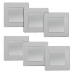 SIEMENS Delta Viva Lot de 6 interrupteurs va et vient complets - Silver