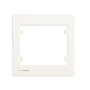 SIEMENS Delta Iris Plaque simple - Blanc
