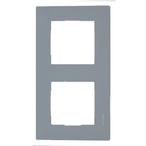 SIEMENS Delta Viva Plaque double - Gris