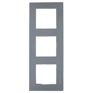 SIEMENS Delta Viva Plaque triple - Gris