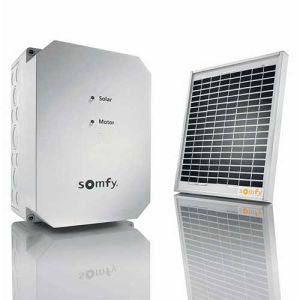 SOMFY SOLARSET Kit d'alimentation solaire pour motorisation portail et porte de garage - 2400961