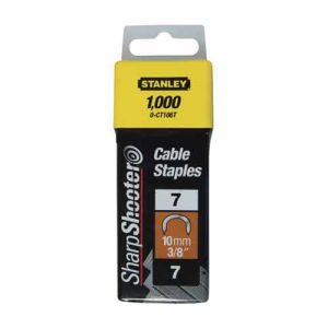 STANLEY Agrafes cavaliers 10mm type 7 - Boite de 1000 - 1-CT106T