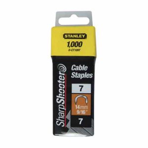 STANLEY Agrafes cavaliers 14mm type 7 - Boite de 1000 - 1-CT109T