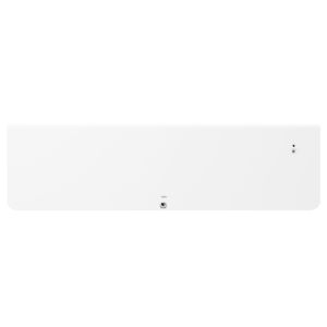 THERMOR Equateur 4 Radiateur connecté inertie double technologie plinthe blanc 1500W - vue de face