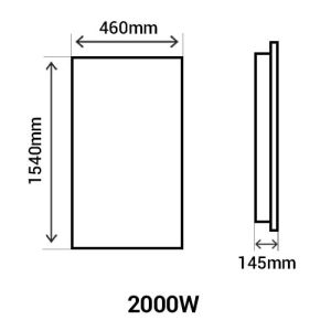 the429371-thermor-ingenio-3-radiateur-connecte-vertical-blanc-2000w-schéma avec dimensions