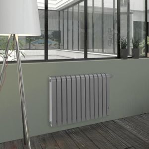 THERMOR Mythik Radiateur connecté chaleur douce horizontal gris roche 1000W - 460134