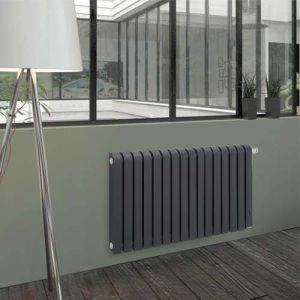 THERMOR Mythik Radiateur connecté chaleur douce horizontal ardoise 1500W - 460153_x000D_