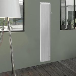 THERMOR Mythik Radiateur connecté chaleur douce vertical alu satiné 1250W - 460251