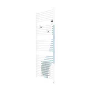 Sèche serviettes connecté Thermor Riva 5 blanc 1000W - vue de profil