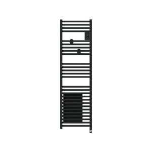 sèche serviette connecté étroit avec soufflerie Thermor Riva 5 1500W noir carbone