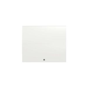 Radiateur chaleur douce 1250W blanc Thermor Tenerife - vue de face