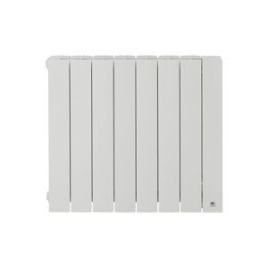 Radiateur chaleur douce 1250W blanc Thermor Baleares - vue de face