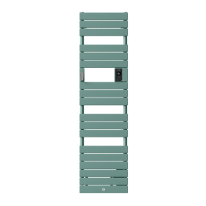 Sèche serviette électrique étroit avec soufflerie Thermor Riviera 2 1500W vert eucalyptus